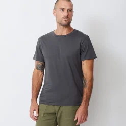 MONROW Relaxed Crew FADEDBLACK Hot